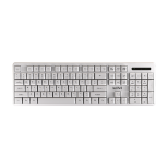 MARVO OFFICE WS005 HR WH brezžični komplet tipkovnice in miške bele barve - SLO/HR LAYOUT