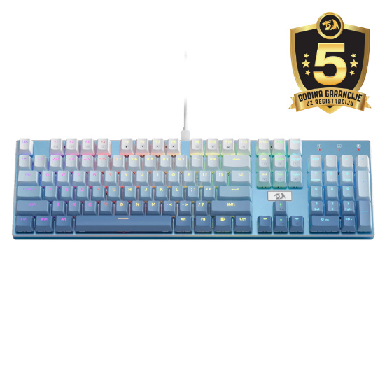REDRAGON DEVARAJAS K556GWB RGB MEHANSKA TIPKOVNICA, RDEČA STIKALA