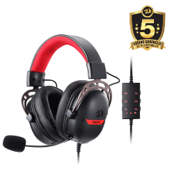 REDRAGON AURORA H376PP ŽIČNE SLUŠALKE ČRNE BARVE