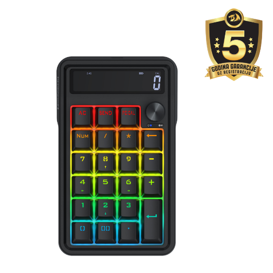 REDRAGON COVE K733-RGB-WL WIRED/2.4G/BT TIPKOVNICA