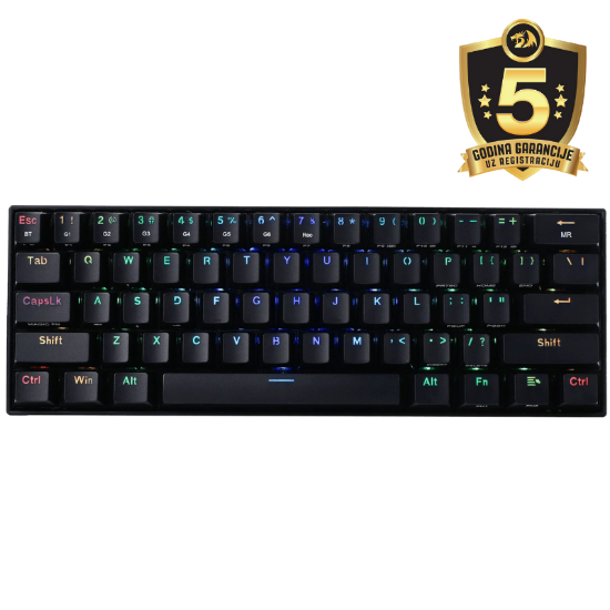 REDRAGON DRACONIC K530 RGB MEHANSKA TIPKOVNICA, RJAVA STIKALA