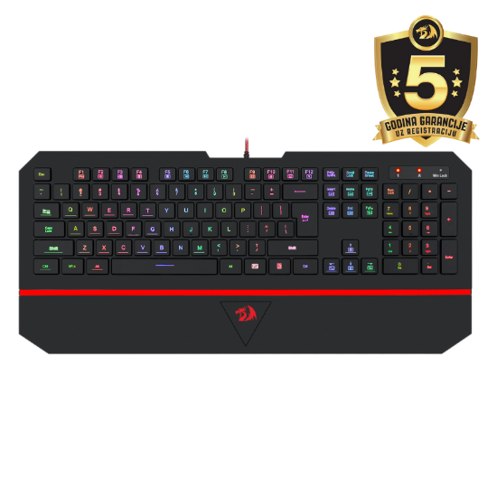 REDRAGON KARURA2 K502 RGB TIPKOVNICA, ČRNA