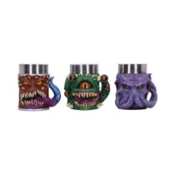 NEMESIS NOW DUNGEONS & DRAGONS MINI MONSTER set malih vrčev 8.8CM