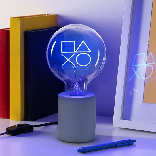 PALADONE PlayStation LED neon bulb namizna svetilka