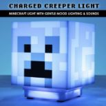 PALADONE Minecraft charged creeper namizna svetilka z zvočnimi učinki