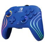 PDP SWITCH 2 & 1 ŽIČNI KONTROLER AFTERGLOW WAVE - MODRE BARVE