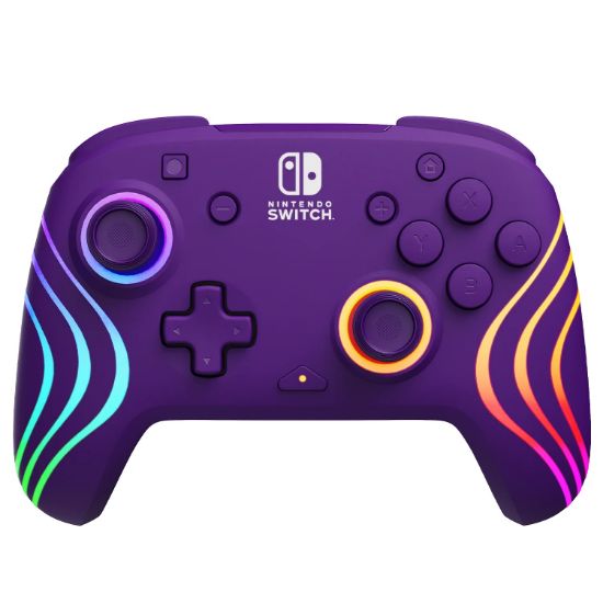 PDP SWITCH 2 & 1 BREZŽIČNI KONTROLER AFTERGLOW WAVE - VIJOLIČNE BARVE