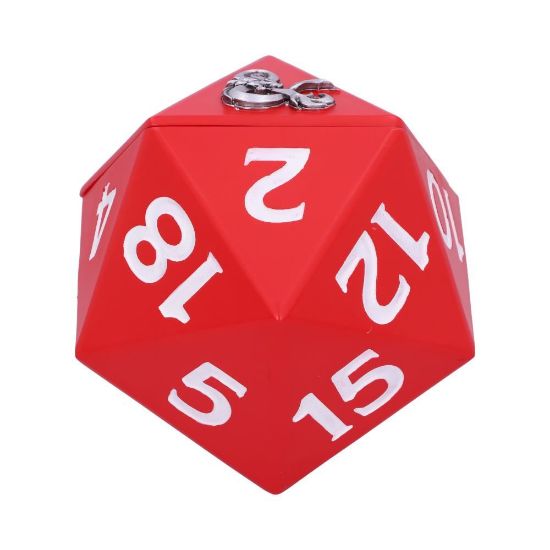 NEMESIS NOW Dungeons & Dragons D20 dice box dekorativna škatlica