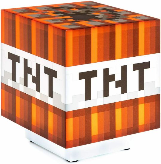 PALADONE Minecraft TNT namizna svetilka z zvočnimi učinki