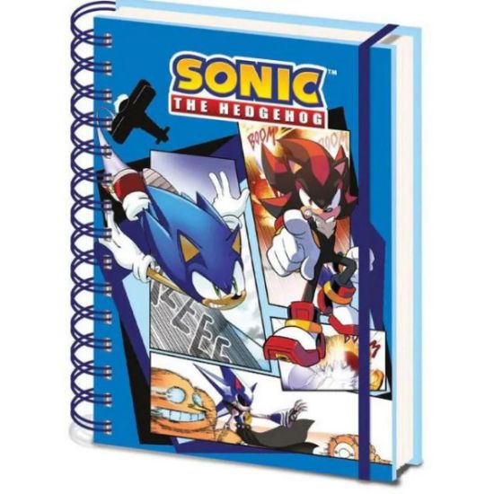 PYRAMID SONIC THE HEDGEHOG (COMIC STRIP JUMP OUT) A5 3D BELEŽKA