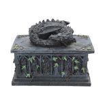 NEMESIS NOW DRAGON škatla za karte 18CM