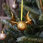 NEMESIS NOW HARRY POTTER GOLDEN SNITCH HANGING okrasek