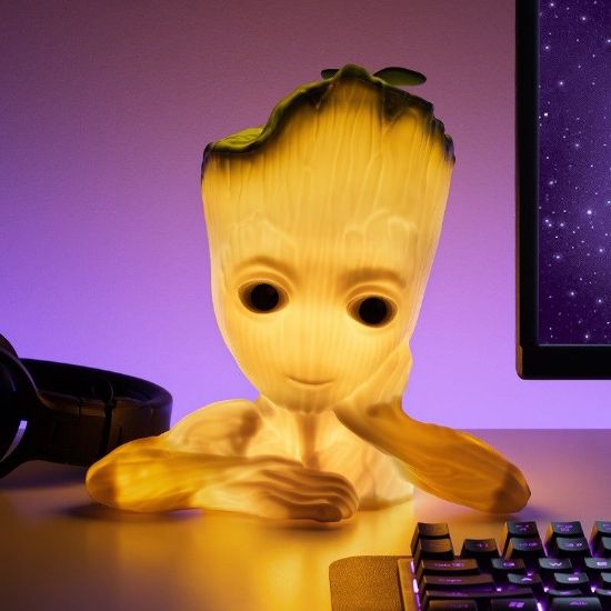 PALADONE Marvel Groot namizna svetilka z zvočnimi učinki
