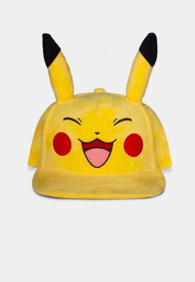 DIFUZED: Pokémon - Happy Pikachu plišasta snapback kapa
