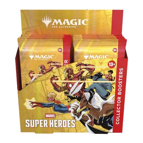 Magic: The Gathering: Marvel Super Heroes – Collector Booster Display