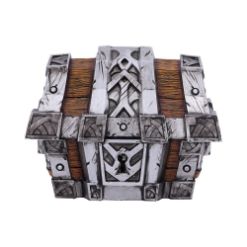 NEMESIS NOW World of Warcraft silverbound treasure chest dekorativna škatlica