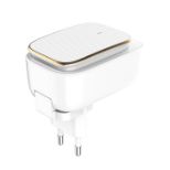 POLNILEC USB LDNIO A3305 220V 3X USB 3,4A + USB C kabel + LED lučka 
