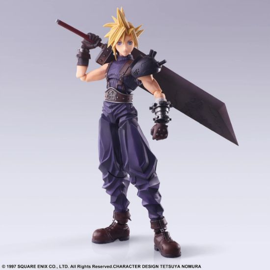 FINAL FANTASY VII BRING ARTS ACTION FIGURE - CLOUD STRIFE DIGITAL PLUS EDITION