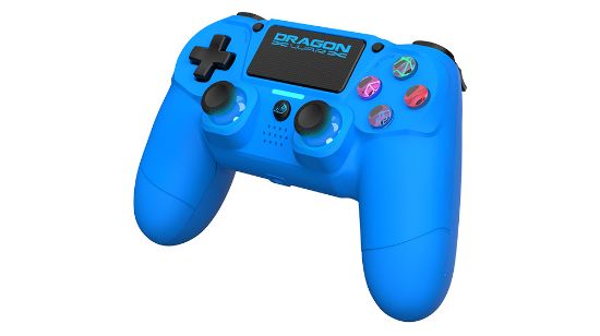 DRAGONWAR DRAGON SHOCK 4 BREZŽIČNI KONTROLER ZA PS4, PC, MOBILE - MODRE BARVE