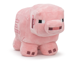 BARRADO: Minecraft – Pink Pig plišasta igrača 30 cm