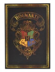 BLUE SKY: Harry Potter - Black colourful crest A5 zvezek s trdimi platnicami