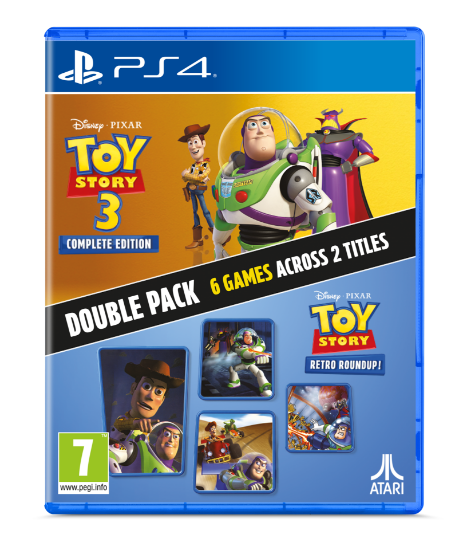 Toy Story: Retro Roundup! + Toy Story 3 Complete Edition Double Pack (Playstation 4)