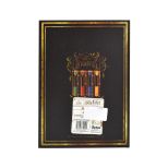BLUE SKY: Harry Potter - Black colourful crest A5 zvezek s trdimi platnicami