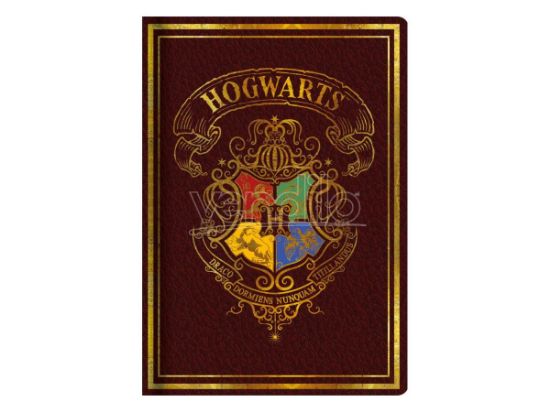 BLUE SKY: Harry Potter - Red colourful crest A5 zvezek s trdimi platnicami