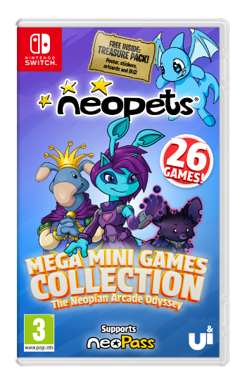 Neopets: Mega Mini Games Collection - The Neopian Arcade Odyssey - Day 1 Edition (Nintendo Switch)