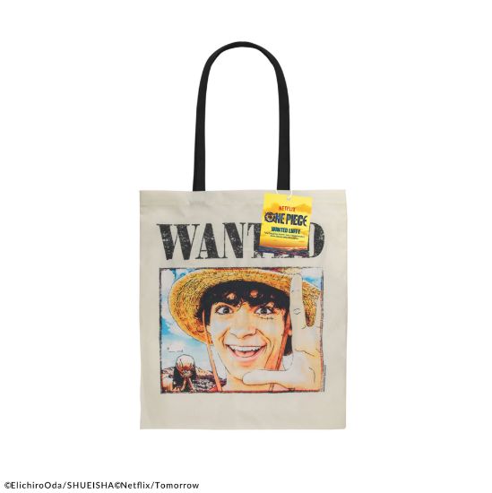 CINEREPLICAS: One Piece - Wanted Luffy tote bag
