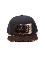 DIFUZED: Star Wars - Logo sequins snapback kapa