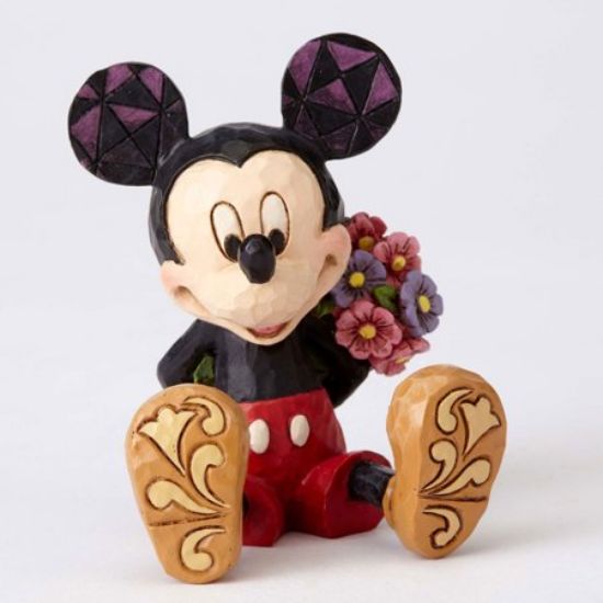 ENESCO: Disney - Mickey Mouse with Flowers Mini figura