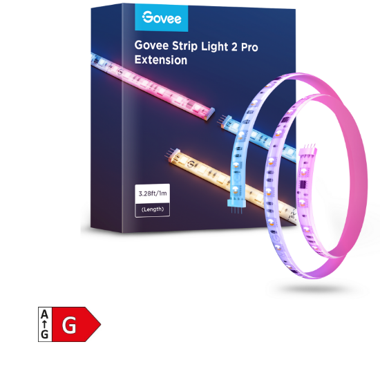 GOVEE RGBWW LED Strip Light 2 Pro Extension 1m
