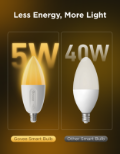 GOVEE RGBWW Smart LED Bulb E14 450LM 2 Pack