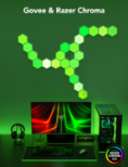 GOVEE Glide Hexa Light Panels Expansion 2 Pack 