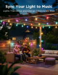 GOVEE Outdoor Clear Bulb String Lights - 15m