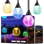 GOVEE Outdoor Clear Bulb String Lights - 15m