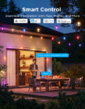 GOVEE Outdoor Clear Bulb String Lights - 15m