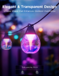 GOVEE Outdoor Clear Bulb String Lights - 15m