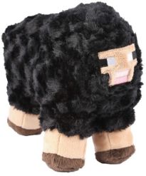 JINX: Minecraft - Black Sheep plišasta igrača