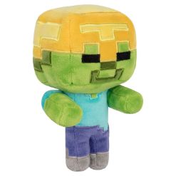 JINX: Minecraft - Happy Explorer Gold Helmet Zombie plišasta igrača