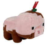 JINX: Minecraft Earth - Happy Explorer Muddy Pig plišasta igrača