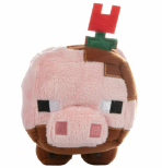 JINX: Minecraft Earth - Happy Explorer Muddy Pig plišasta igrača