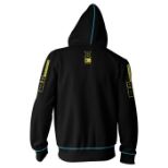 JINX: Cyberpunk 2077 - Laser Logo črn hodie S