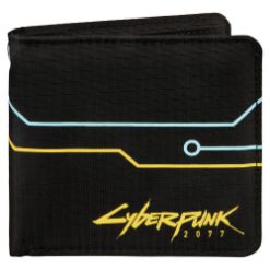 JINX: Cyberpunk 2077 - Hack črna/rumena/modra denarnica