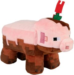 JINX: Minecraft Earth Adventure - Muddy Pig plišasta igrača