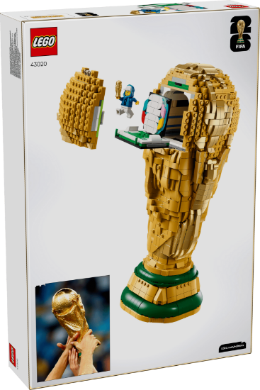 LEGO EDITIONS SPORTS - FIFA WORLD CUP OFFICIAL TROPHY #43020