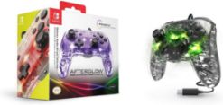 PDP SWITCH 2 & 1 ŽIČNI DELUXE KONTROLER - TRENASPARENT