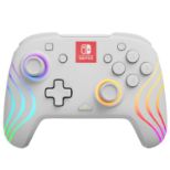PDP SWITCH 2 & 1 BREZŽIČNI KONTROLER AFTERGLOW WAVE - BELE BARVE