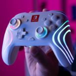 PDP SWITCH 2 & 1 BREZŽIČNI KONTROLER AFTERGLOW WAVE - BELE BARVE